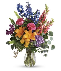 Colors Of The Rainbow Bouquet from Kinsch Village Florist, flower shop in Palatine, IL